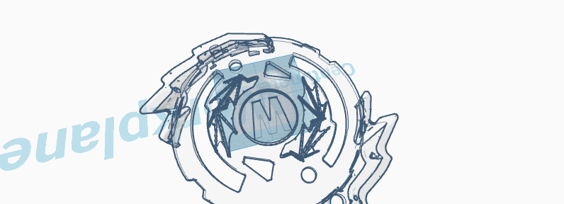 Beyblade burst clear plastic upgraded