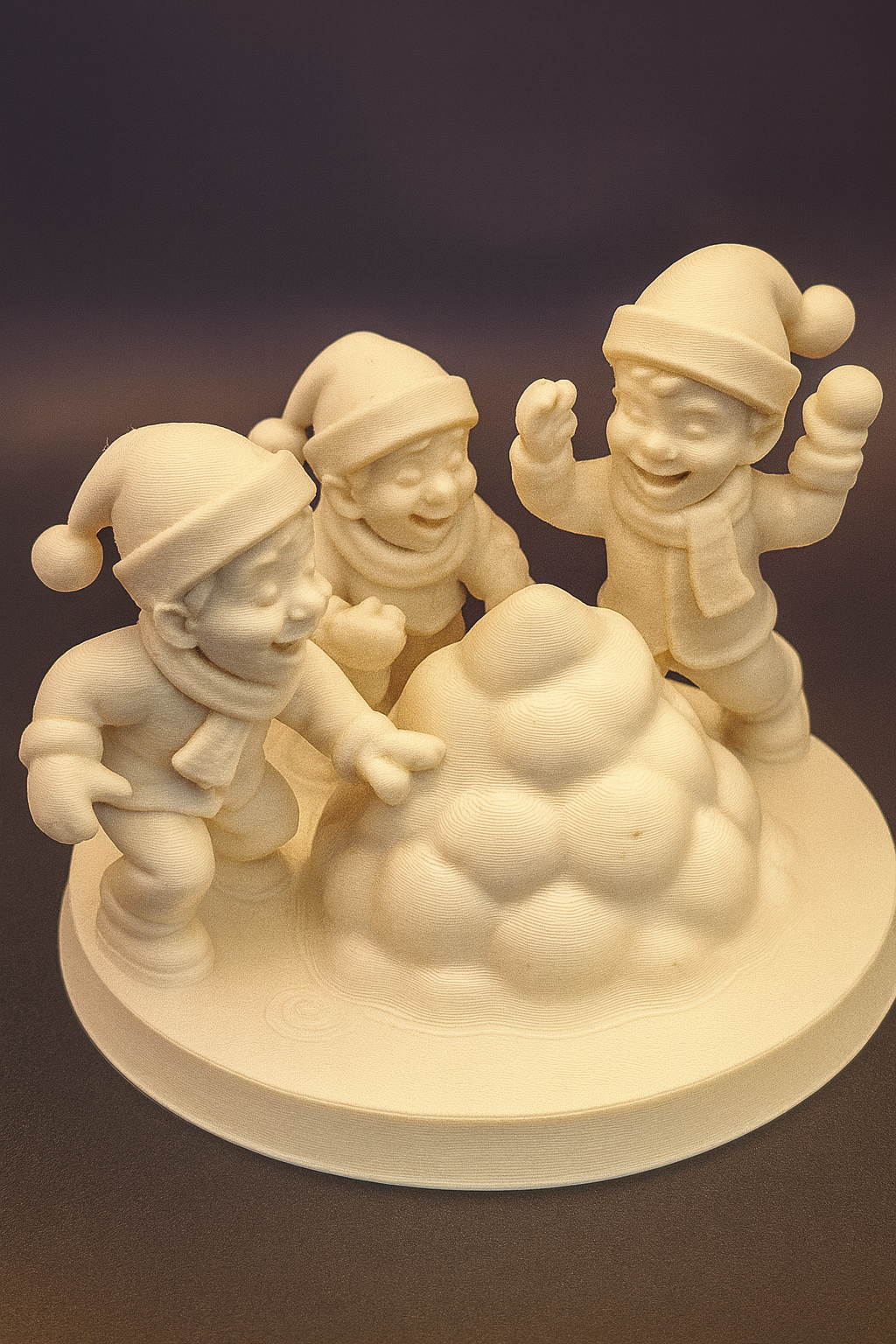 Snowball - Fight Diorama