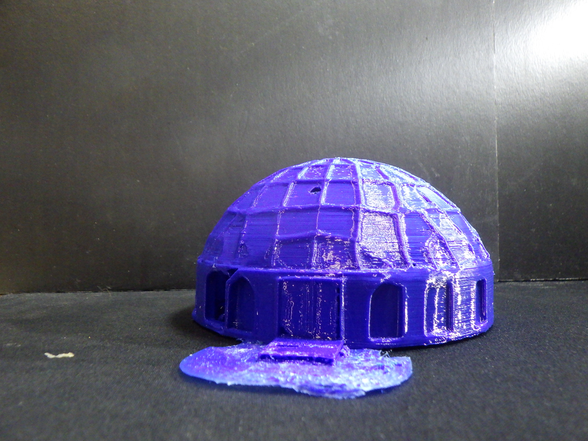 Geodesic-Inspired Dome Home in N Scale