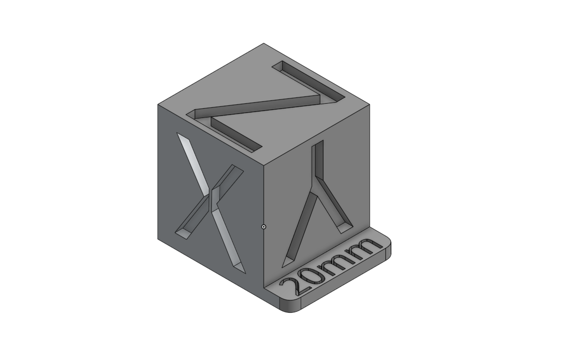 Calibration Cube Resin Compatible