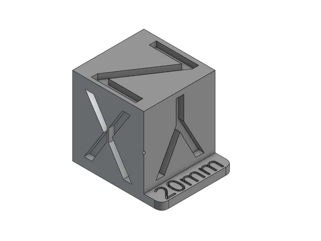 Calibration Cube Resin Compatible