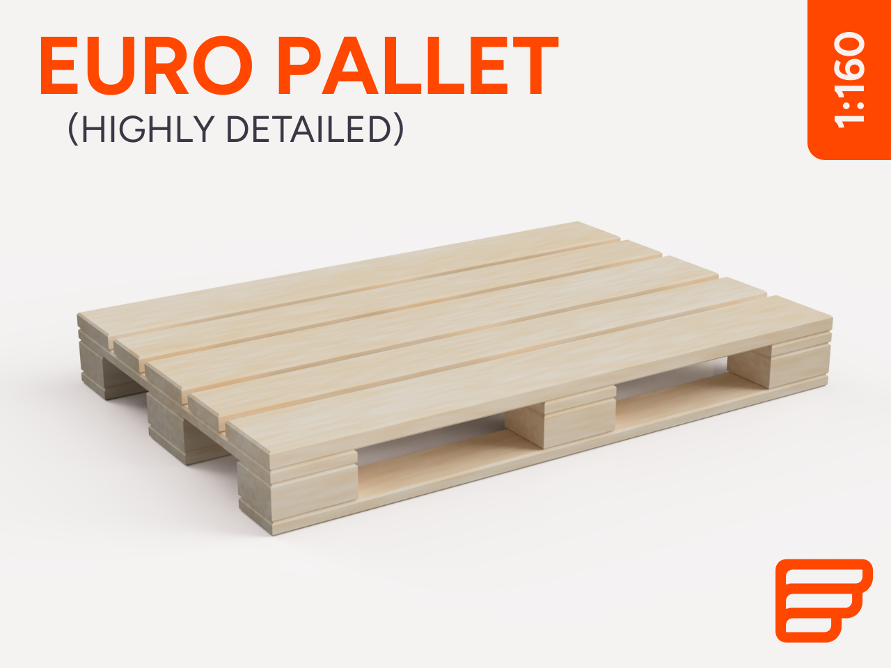 Euro Pallet (N Scale)