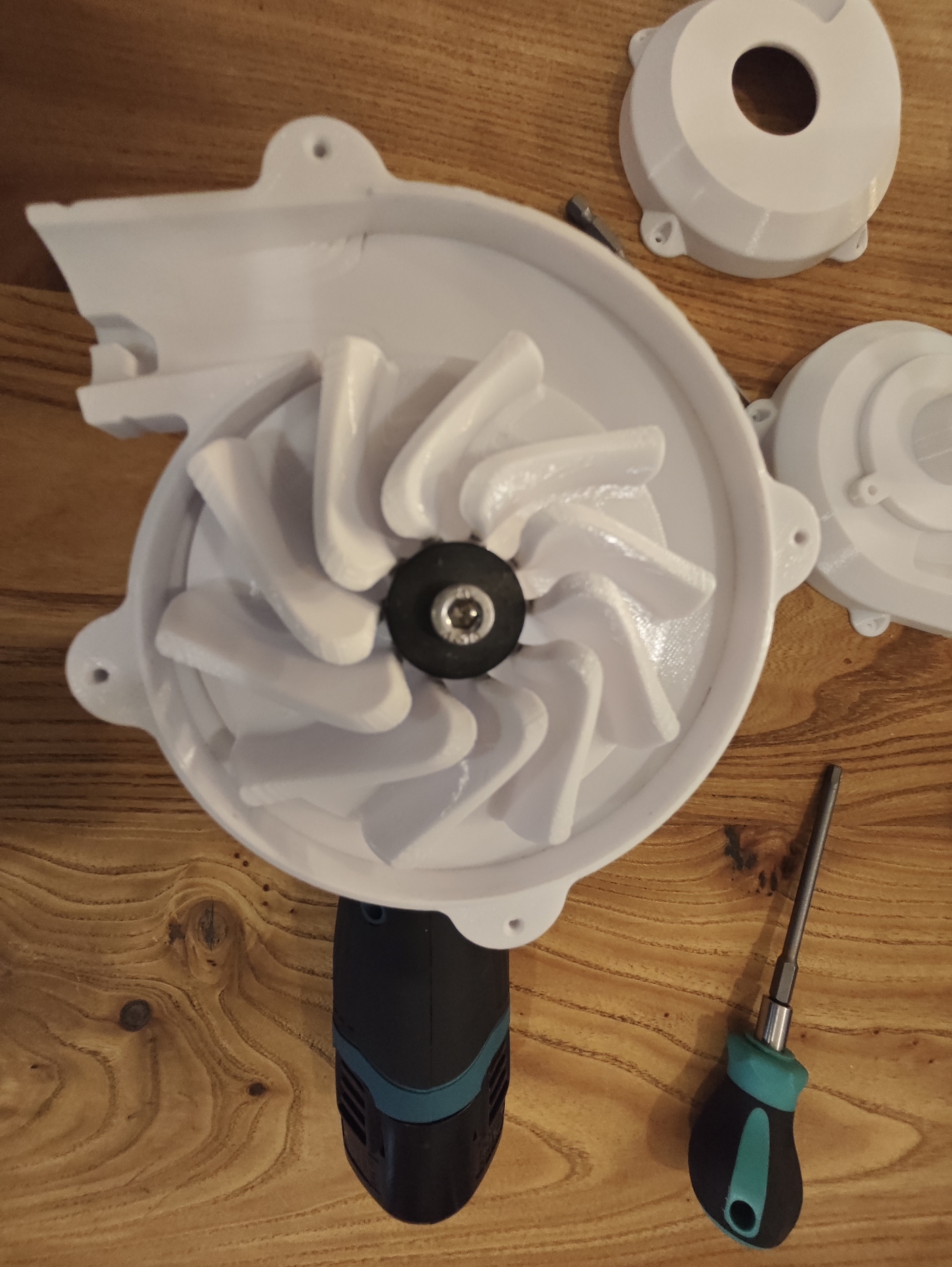 Miniatura 16 do modelo 3D Air pump from small angle grinder