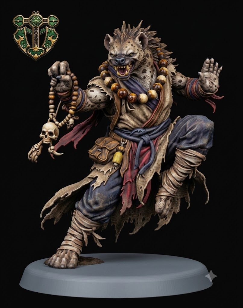 Gnoll Monk — miniatura 2
