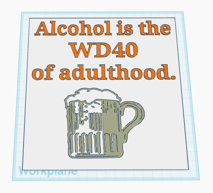 WD40 Sign