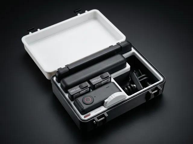 DJI Osmo Action 6 Rugged Case – Max (Premium Waterproof Travel Case with Charger & ND Filter Storage)