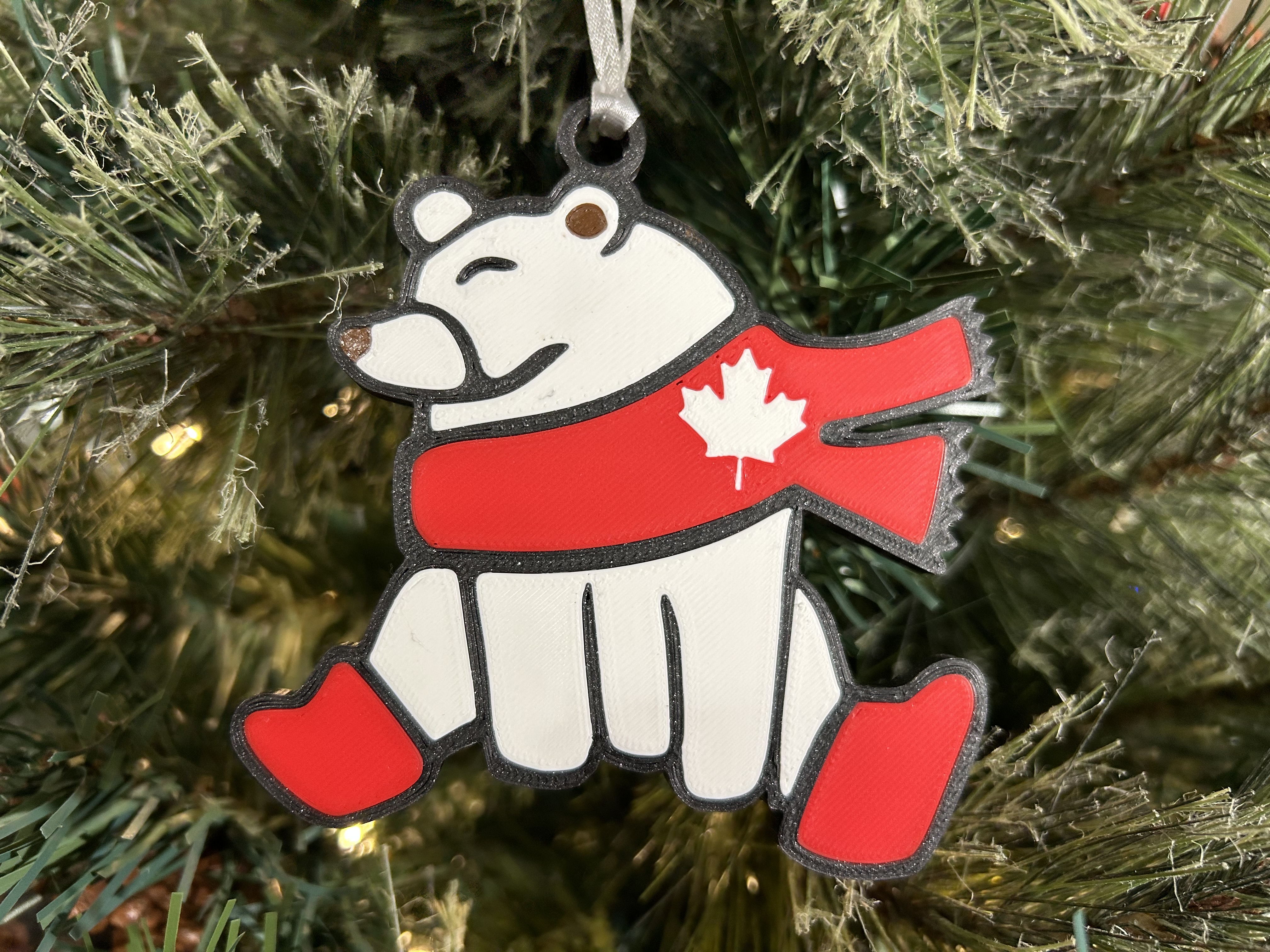 Canadian Polar Bear Ornament