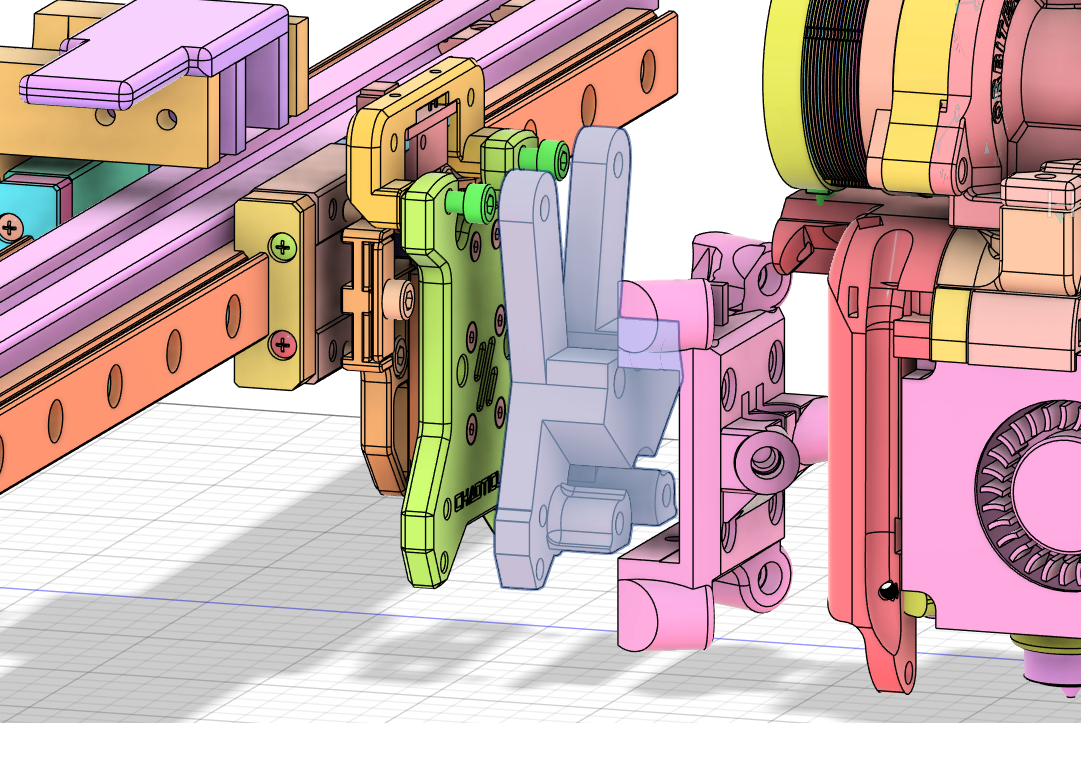 Chaoslabs CNC Optotap to Tapchanger mounting interface