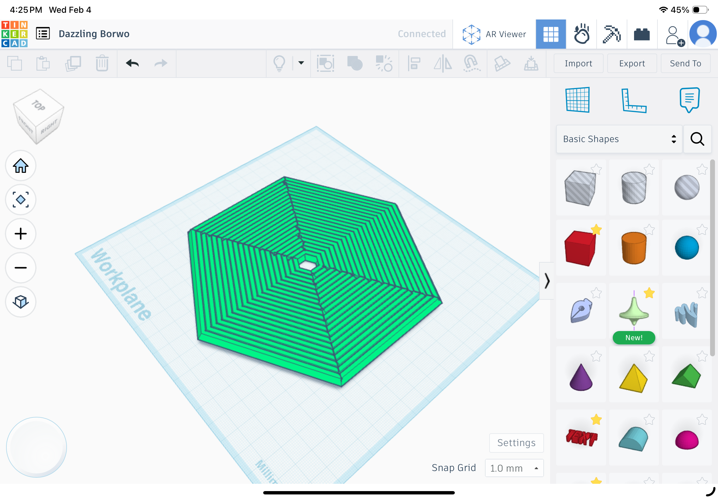 Hexagon fidget thing