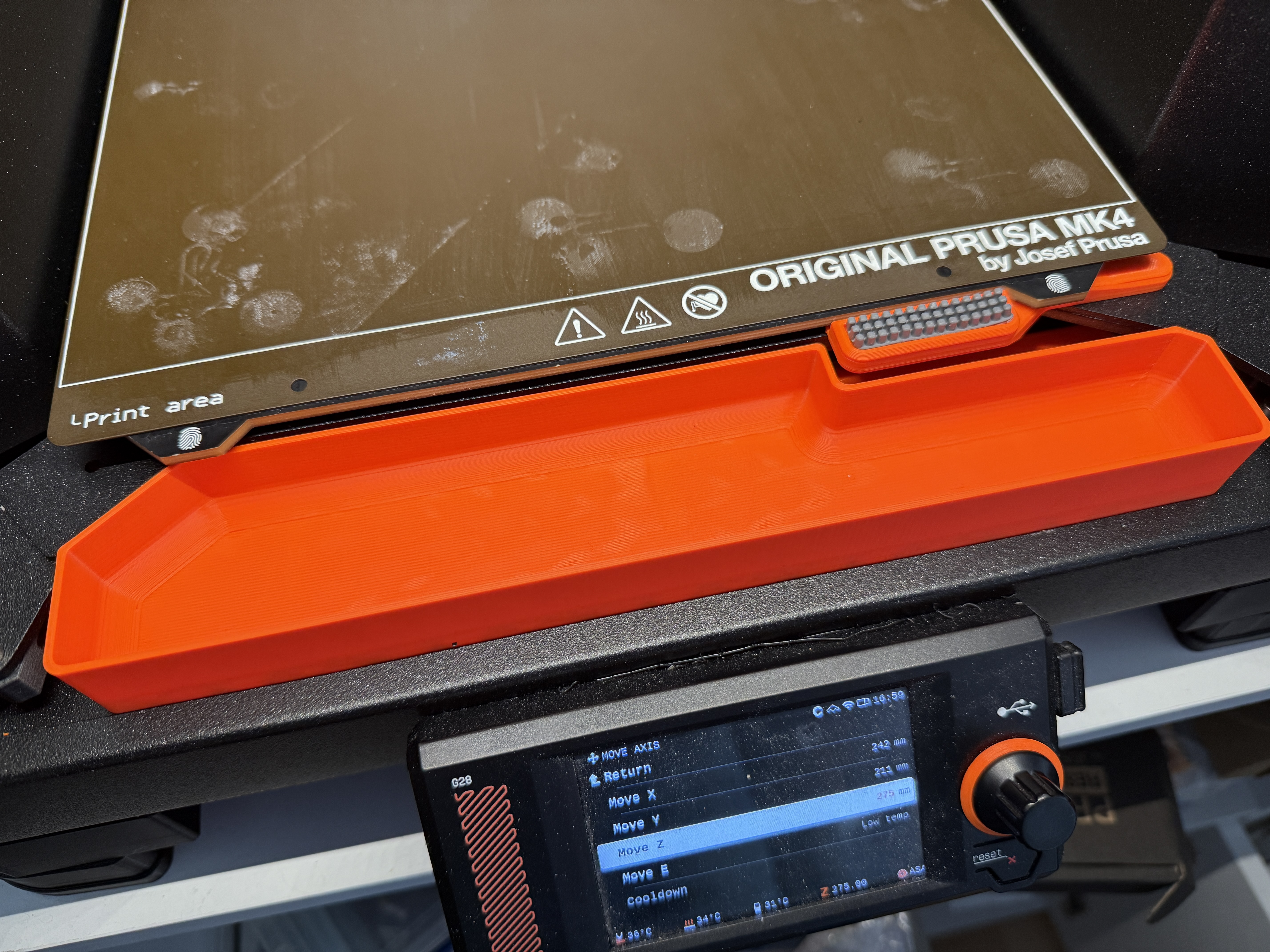 Print Chamber Tray for Core One / Ablage in der Druckkammer vom CoreOne