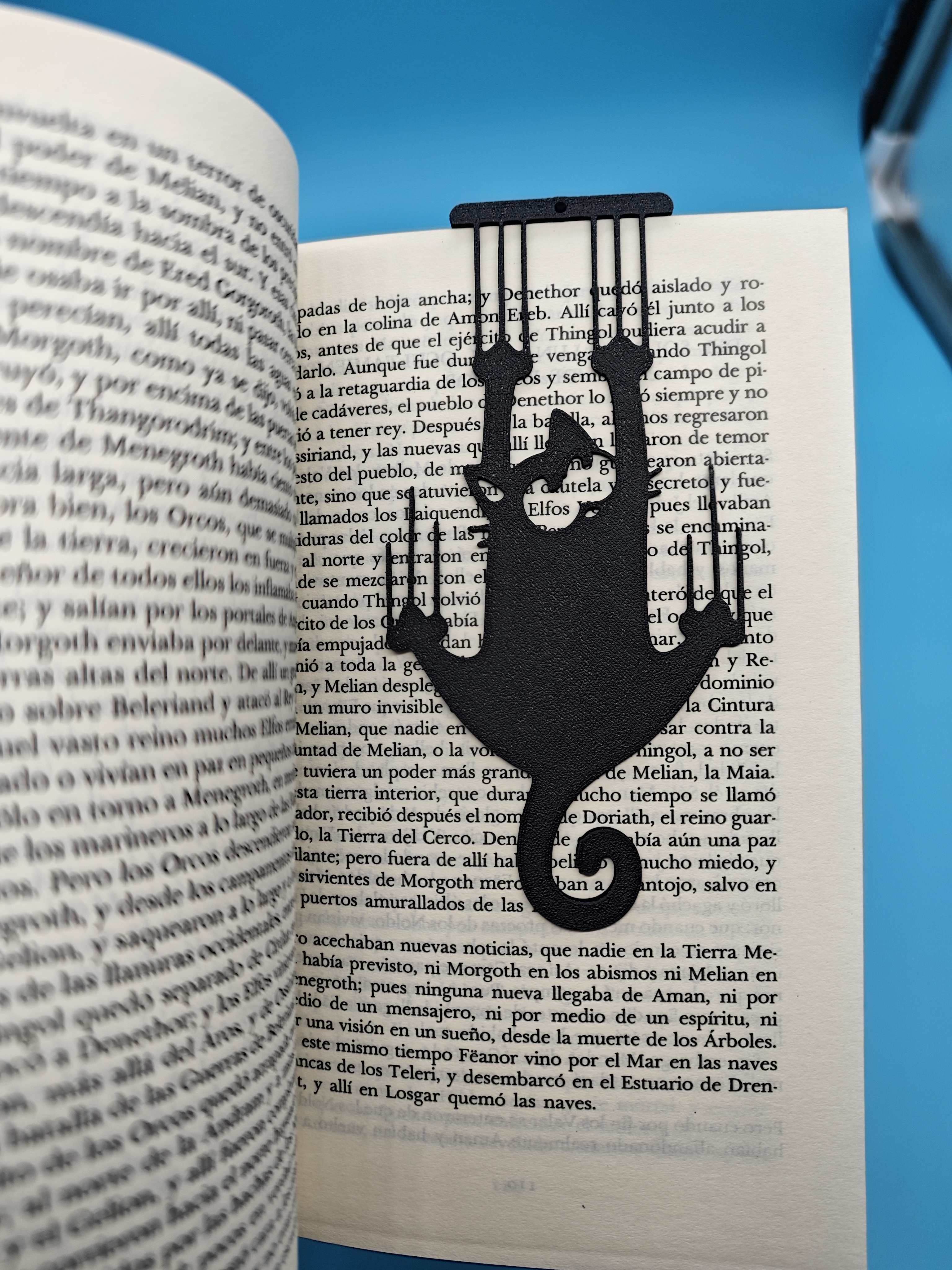 Hanging Cat Bookmark 9#