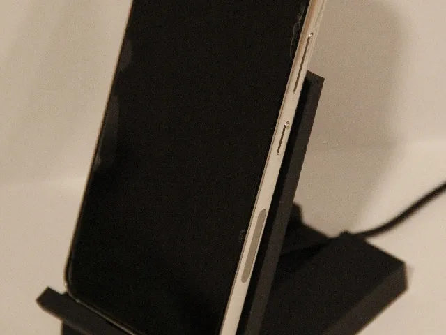 Phone stand with Charger Slot