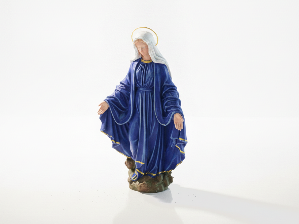 Mother Mary Religious Statue 3D Printable