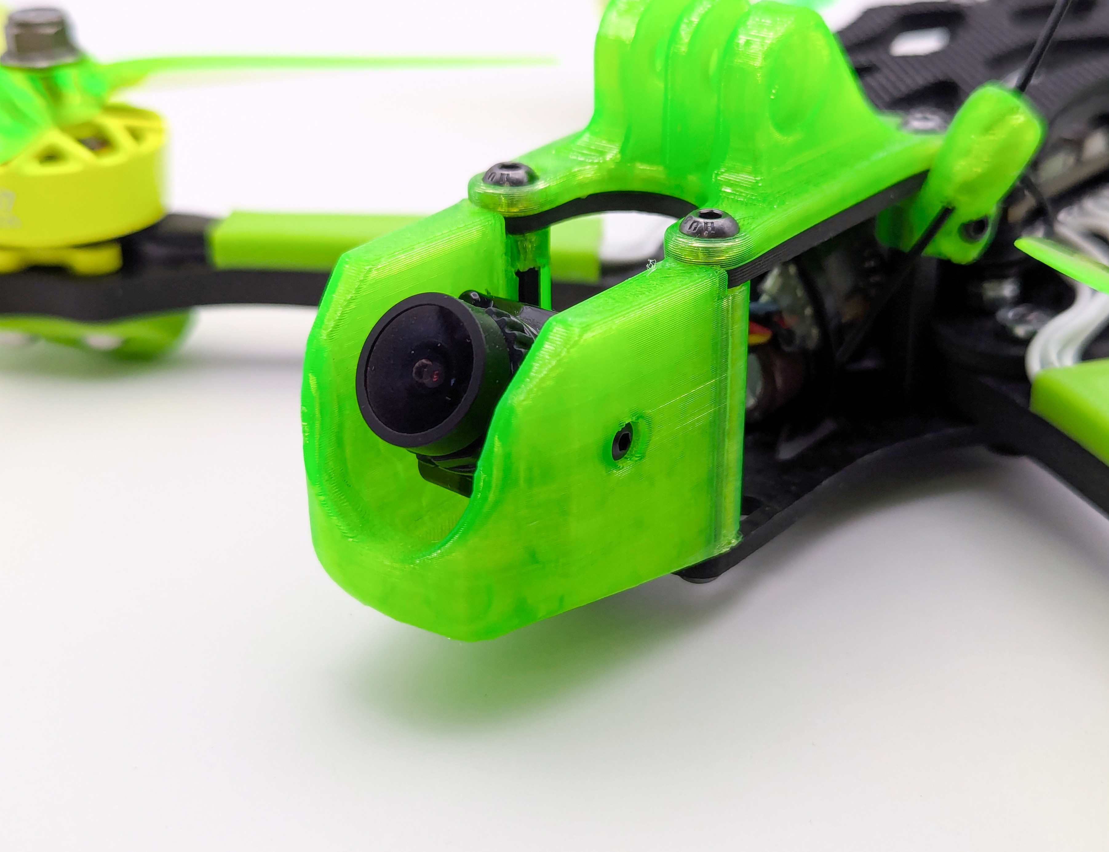ImpulseRC Apex Bumper + FPV Camera Mount (analog, Walksnail, DJI o3 and others) 3D model