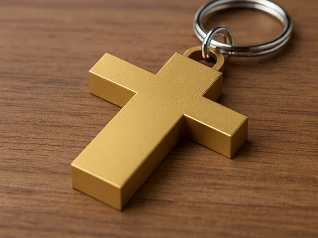 Religion Cross Keychain