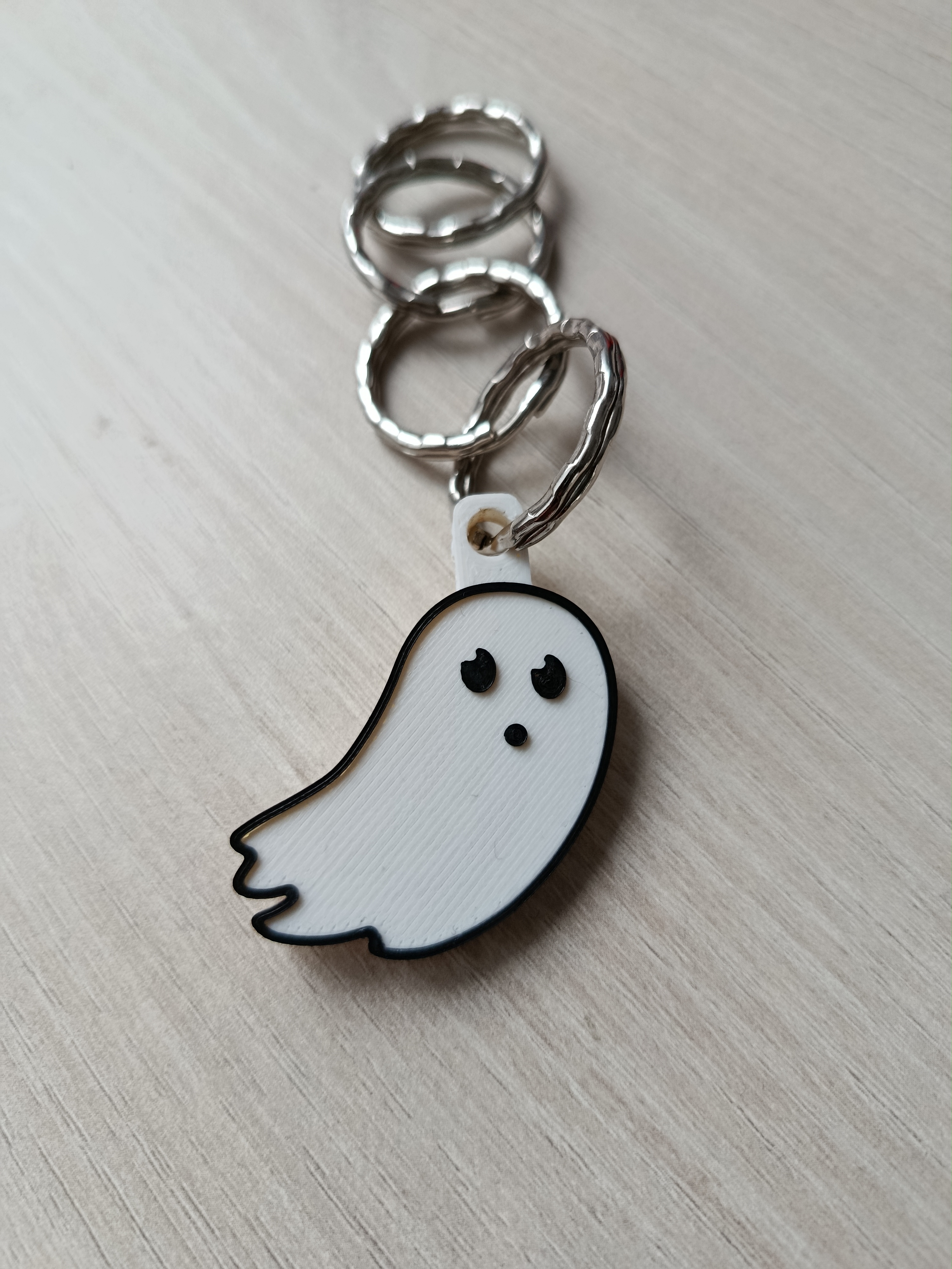 Miniatura 2 do modelo 3D Ghost keychain (No AMS)