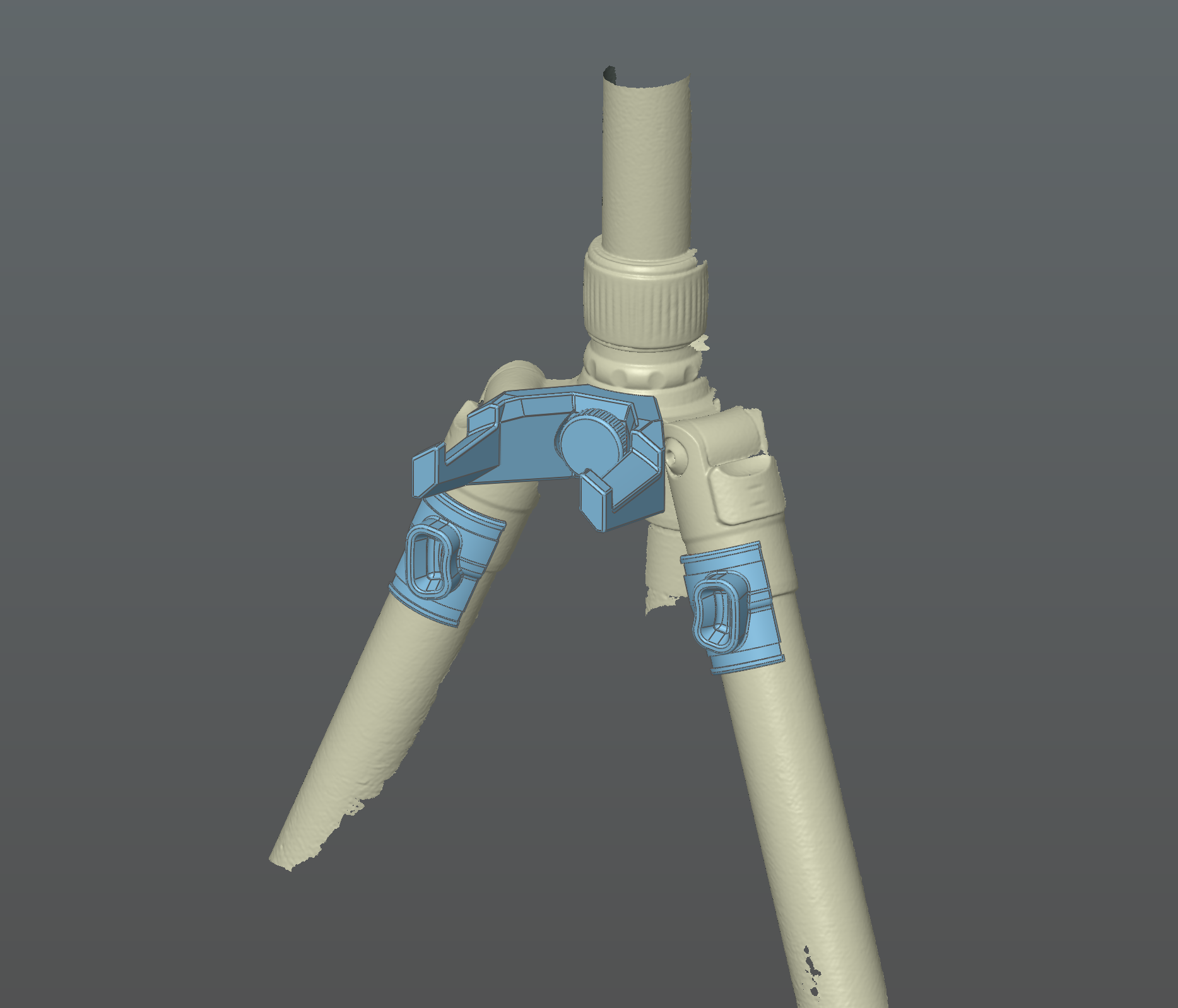 Hanger for Revopoint Trackit Scanner on original Tripod - Updated version