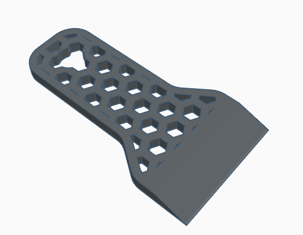 Hex-Grip Bed Scraper – Print Removal Tool