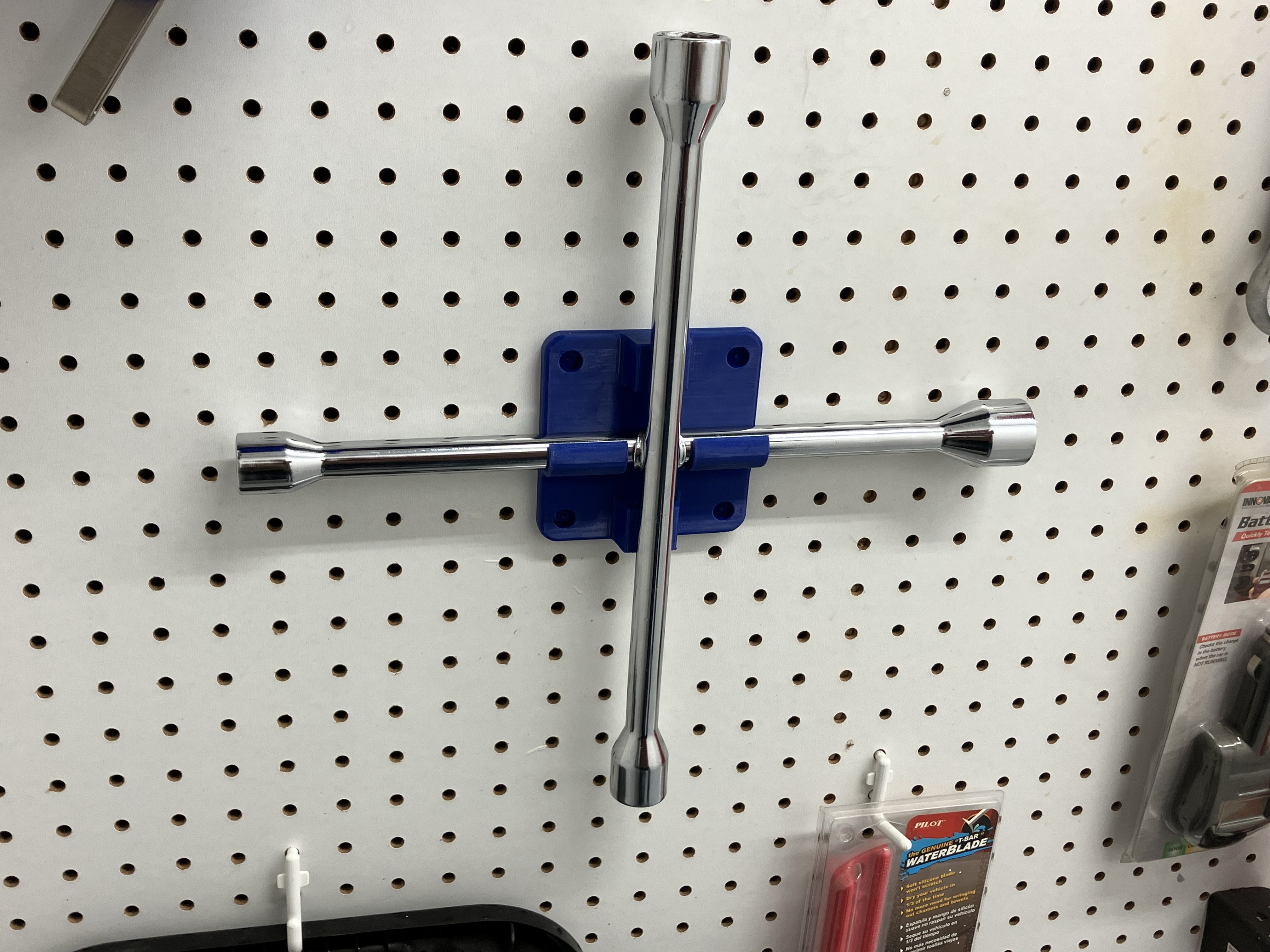 14 in. Universal Lug Wrench Pegboard Mount