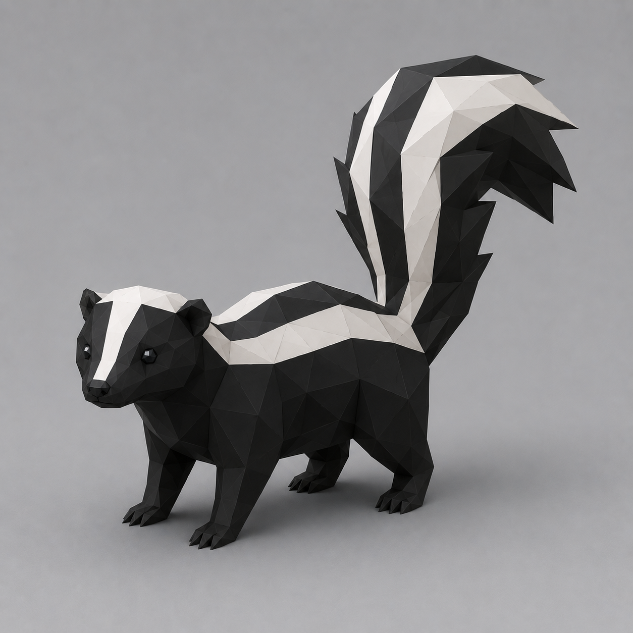 Low Poly Skunk