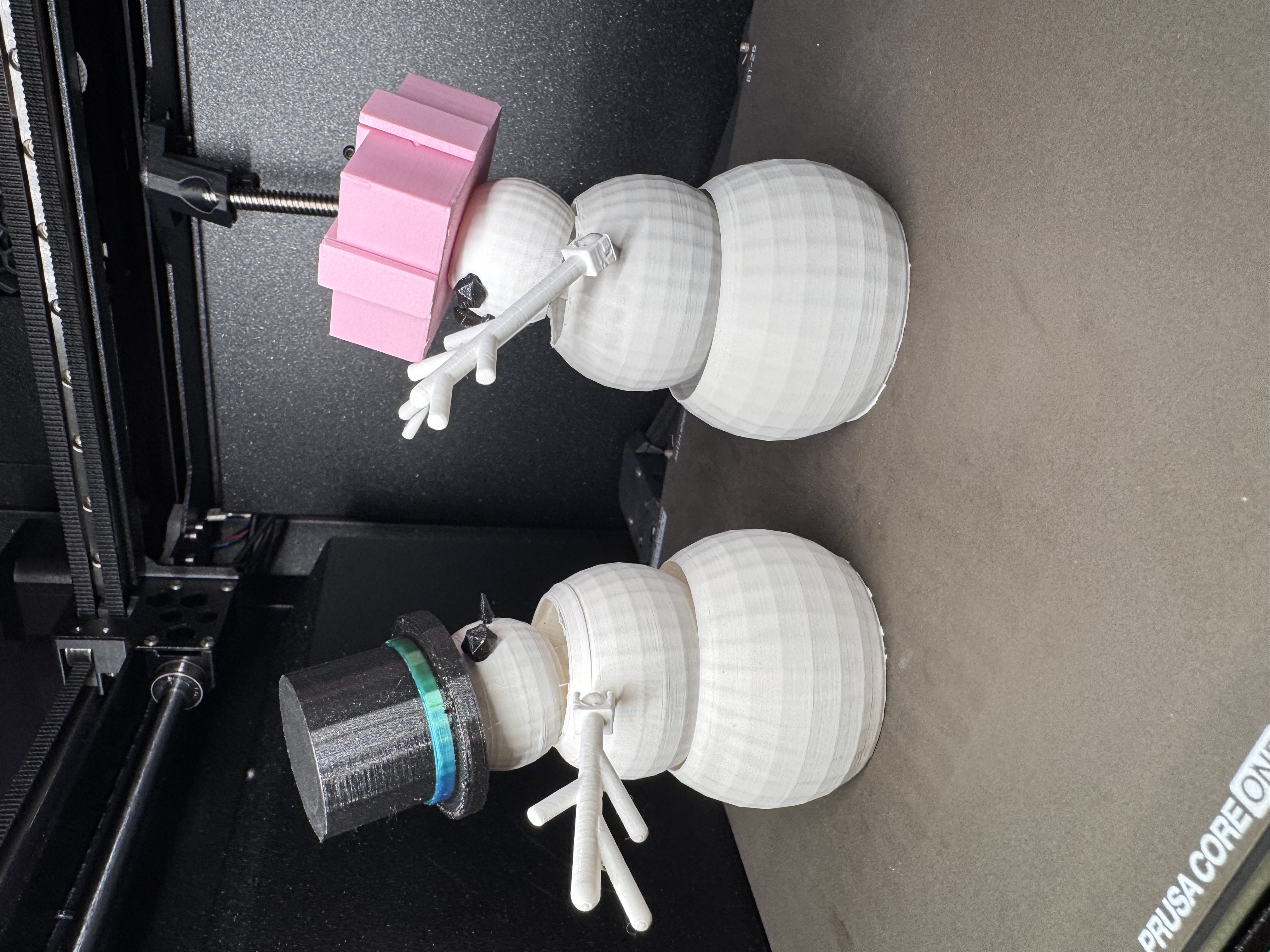 Poseable snowman