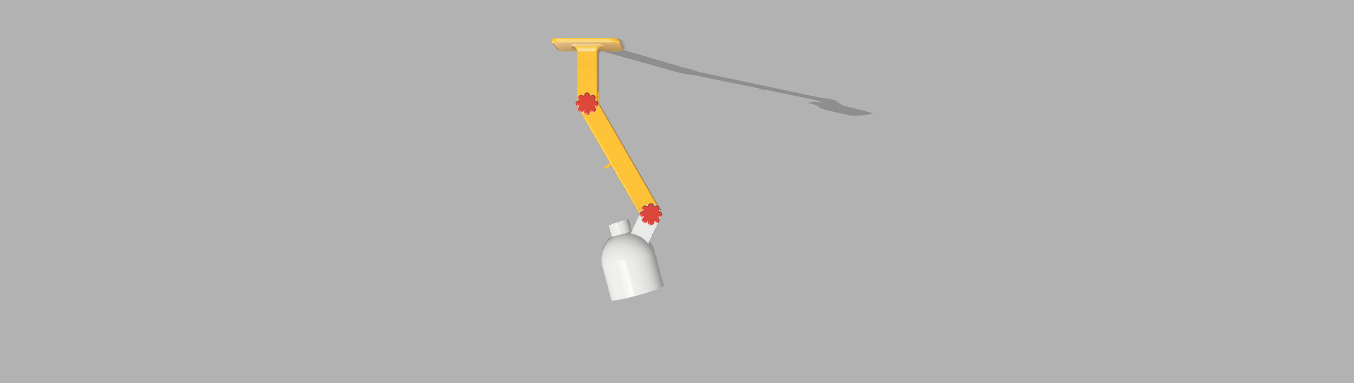 Ceiling flexo lamp