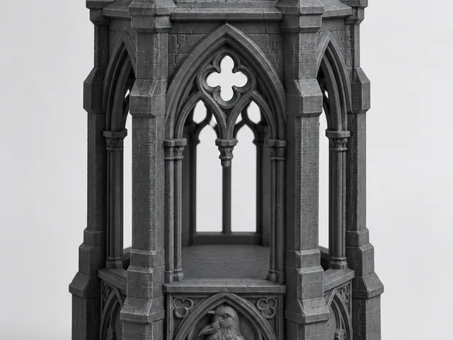 The Last Vigil – Gothic LED Tealight Lantern