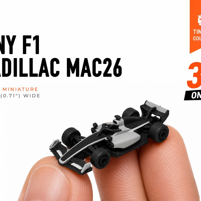 Tiny F1 Cadillac MAC26 - Mini Cars Series by Bazzar701 | Download free ...