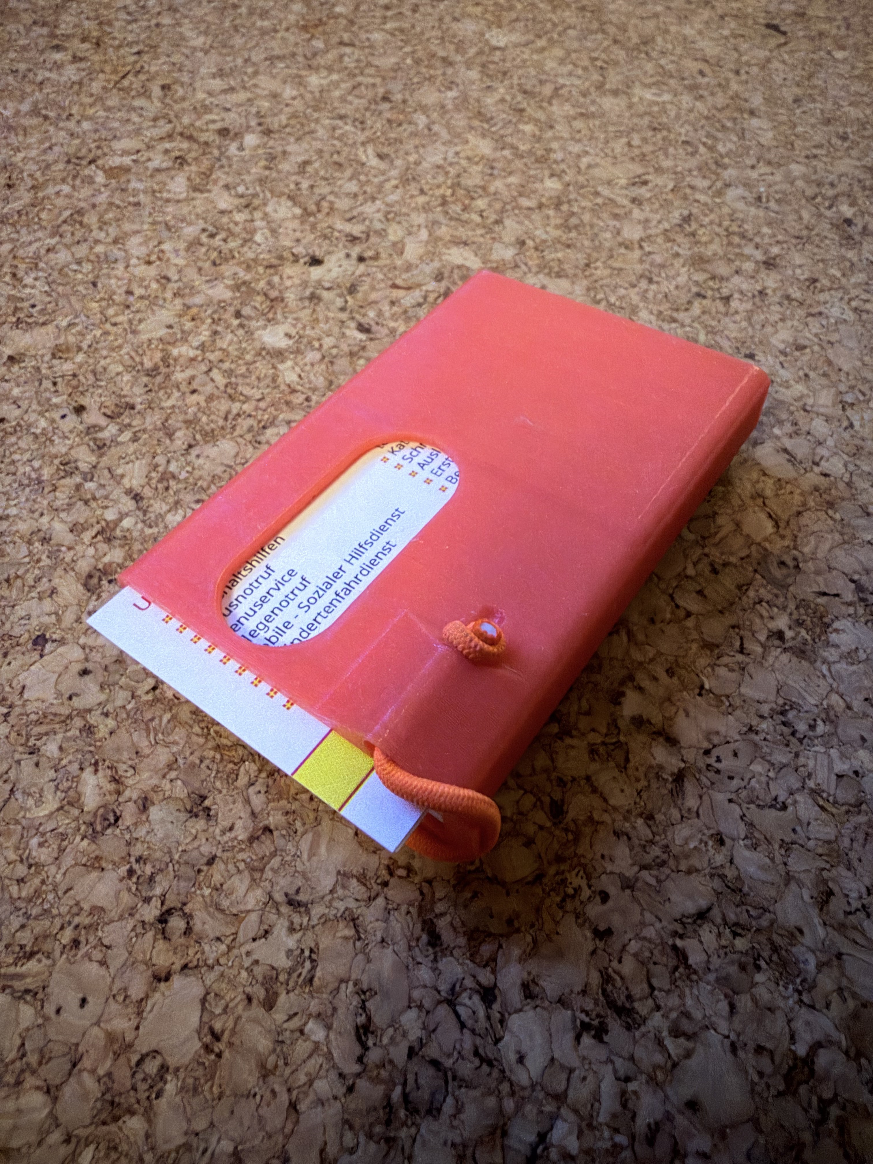 Business Card Box with Elastic Band – Secure & Minimal