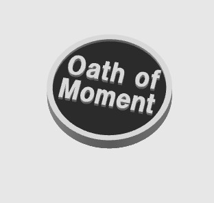 Oath of Moment Token Warhammer 40k