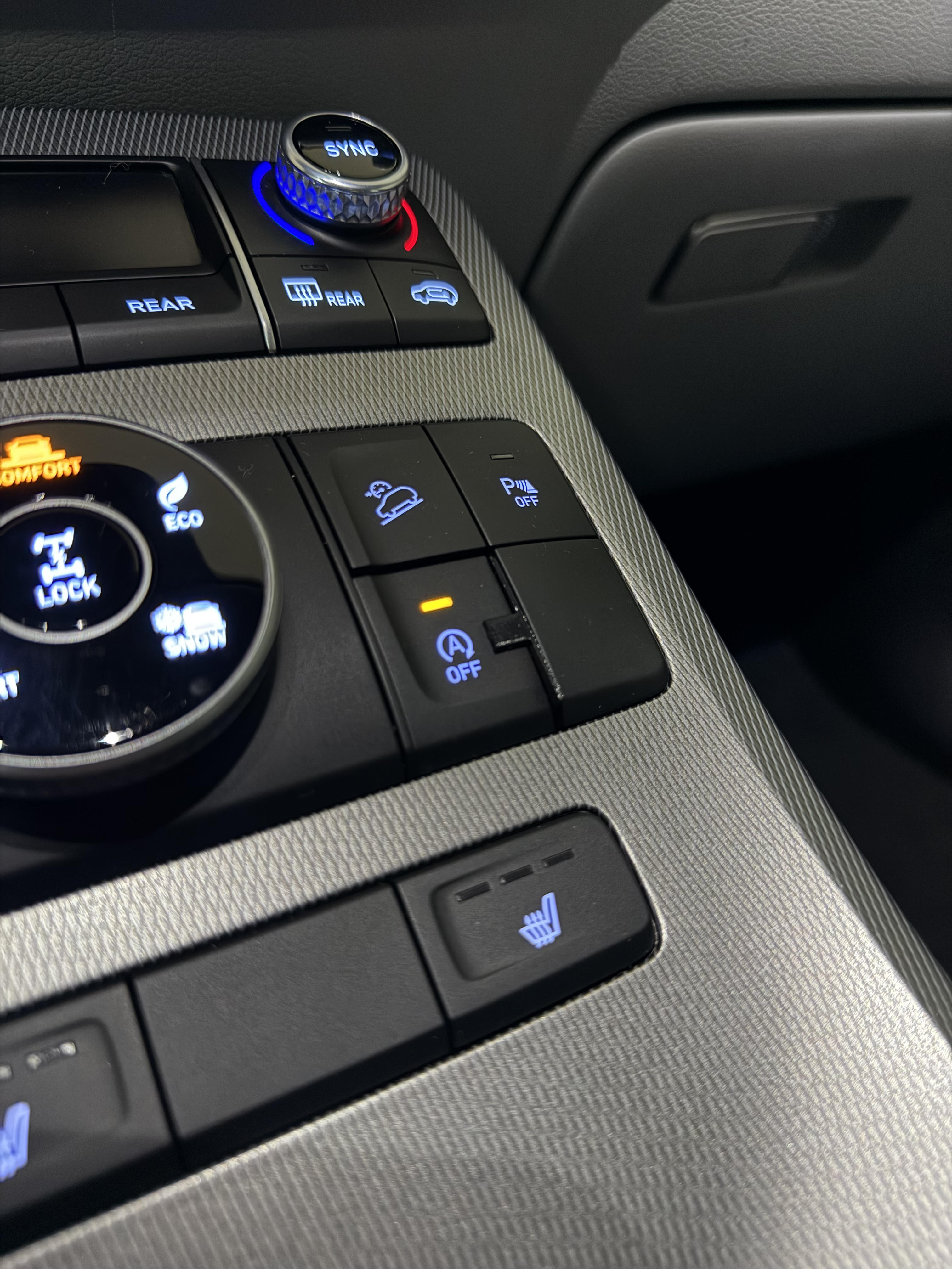 2020-2025 Hyundai Palisade Auto-Stop/Start Button Disable