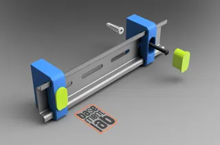DIN Rail Wall Clamp / Bracket - Supporto barra DIN da Muro