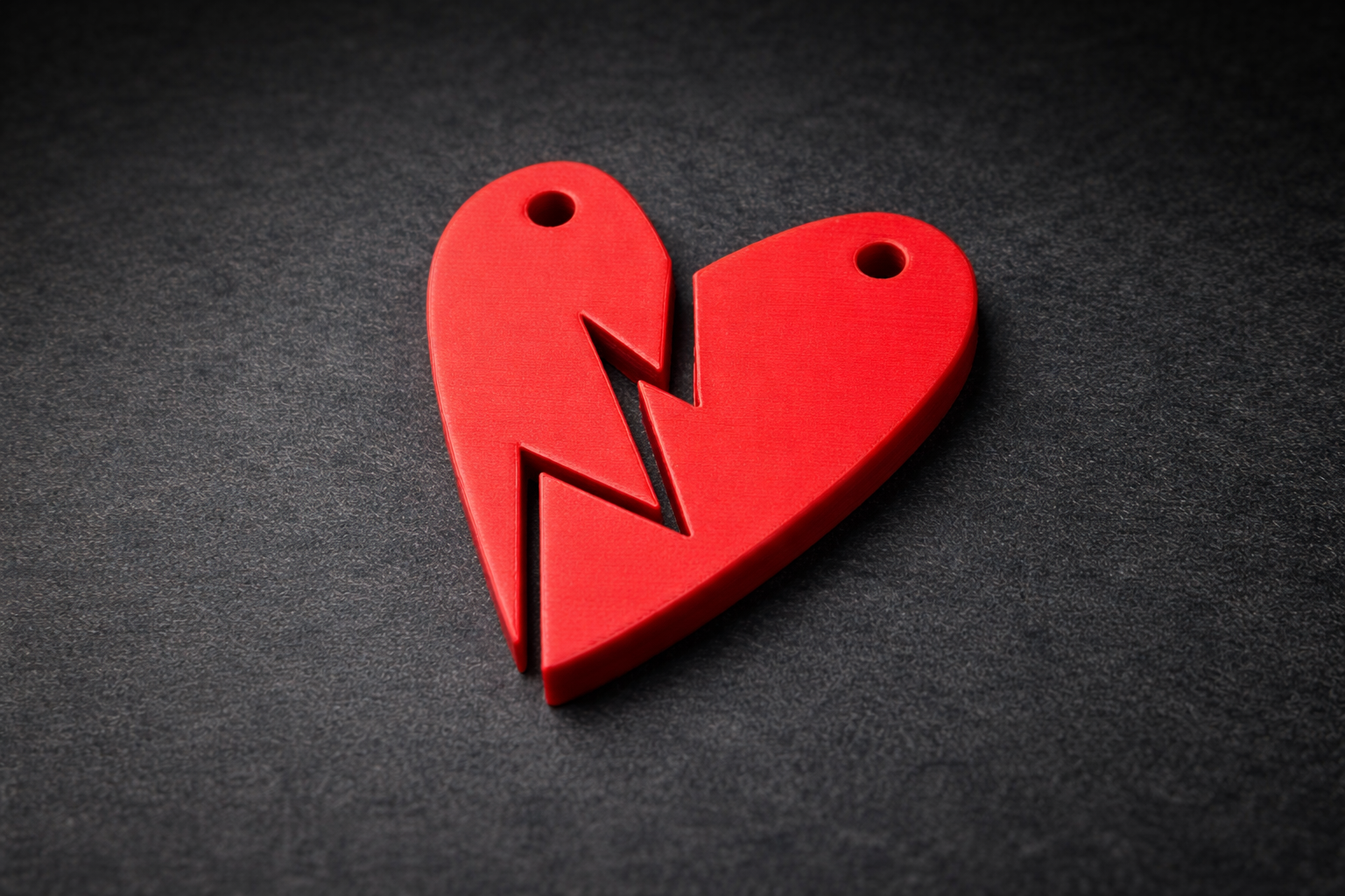 heart key chains