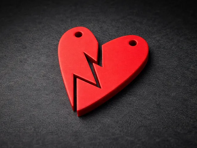 heart key chains