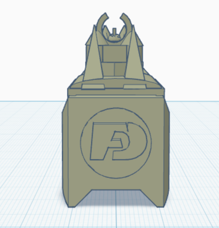 slider for rubber band gun with sight 3D model by phr0g83