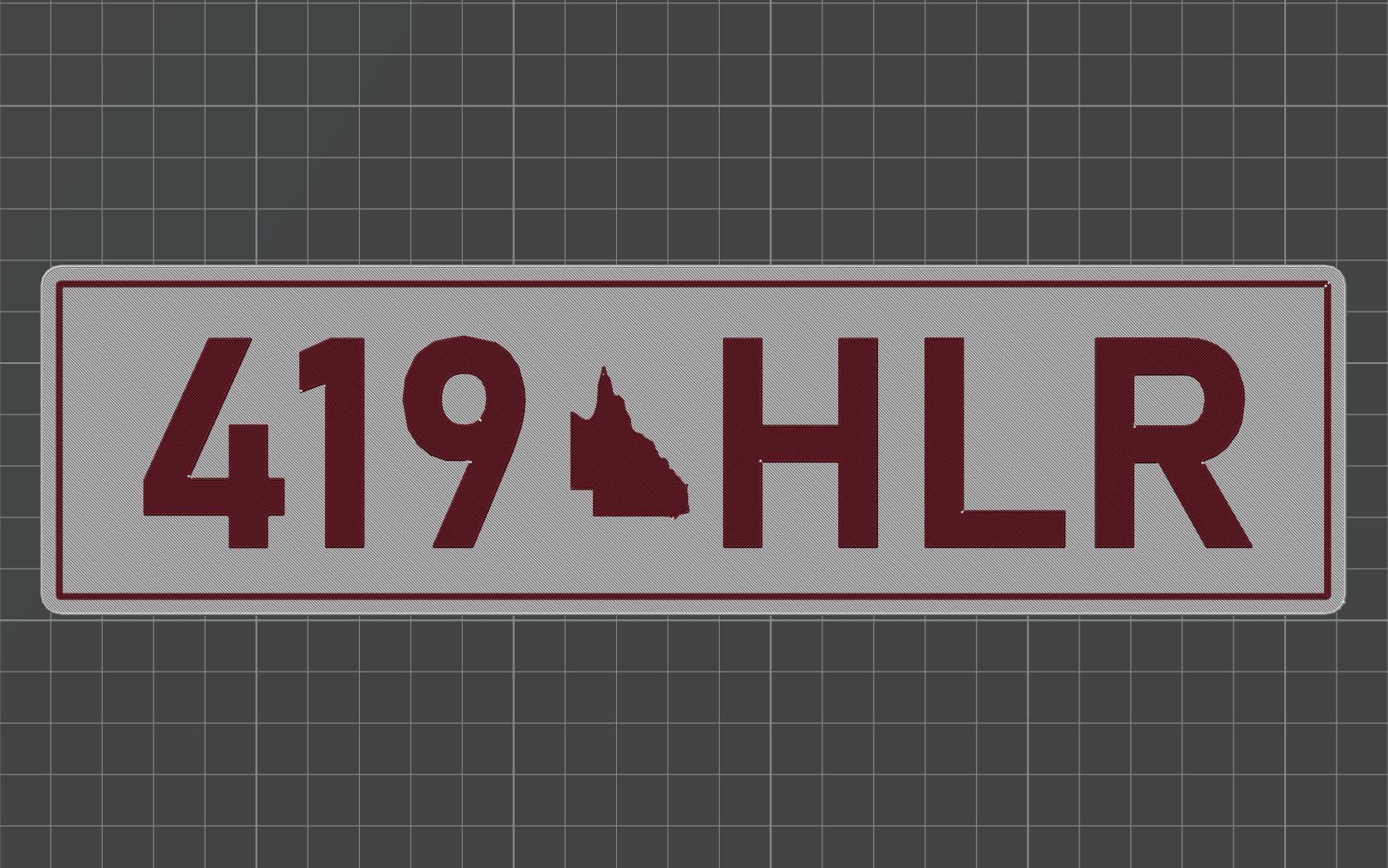 419 HLR number/licence plate