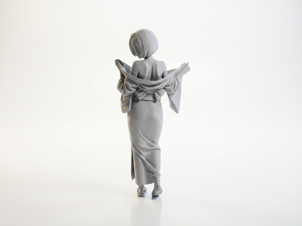 Lady Undressing Figurine Female Figure 3D Printable