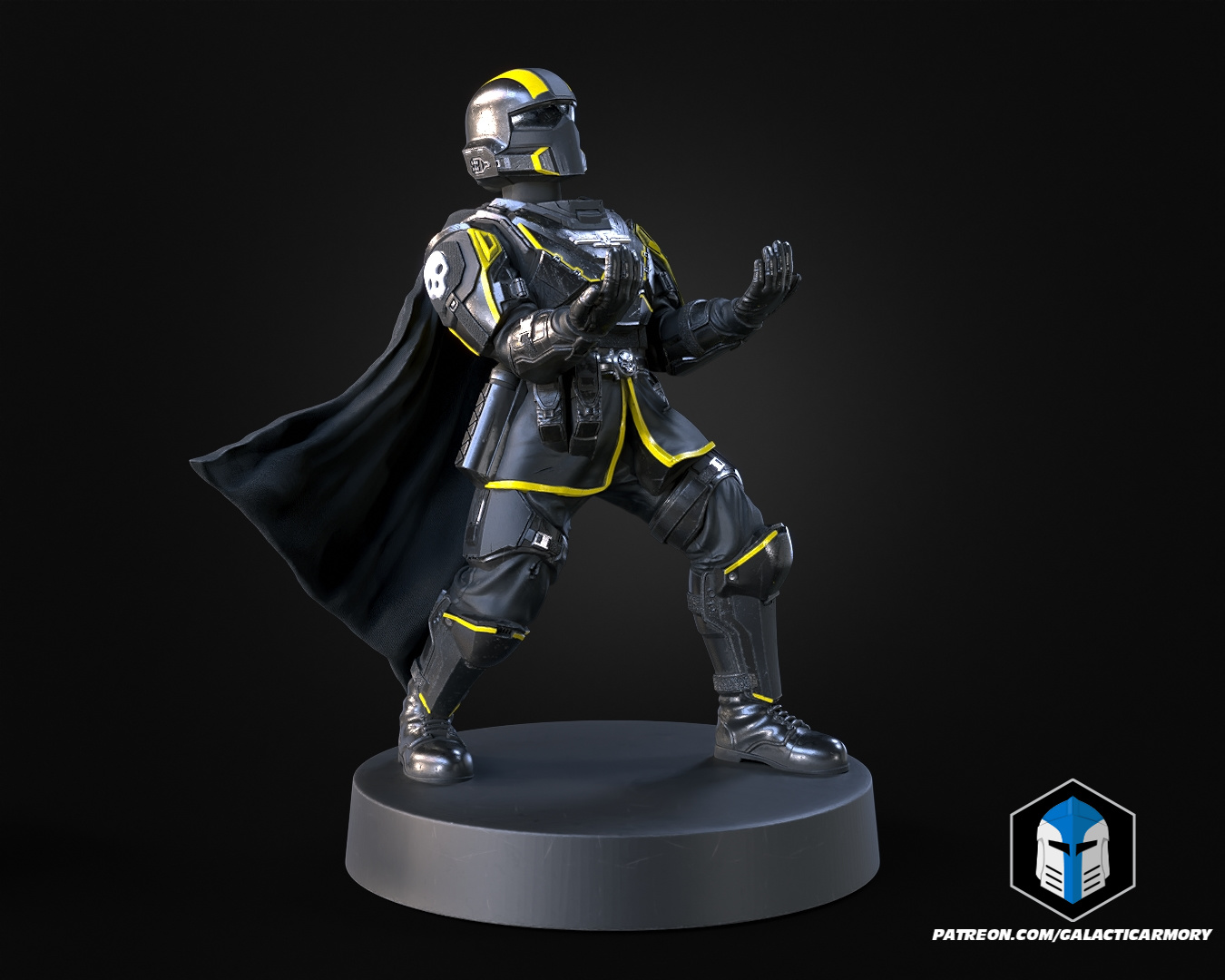 Helldiver Controller Holder - 3D Print Files — miniatura 9