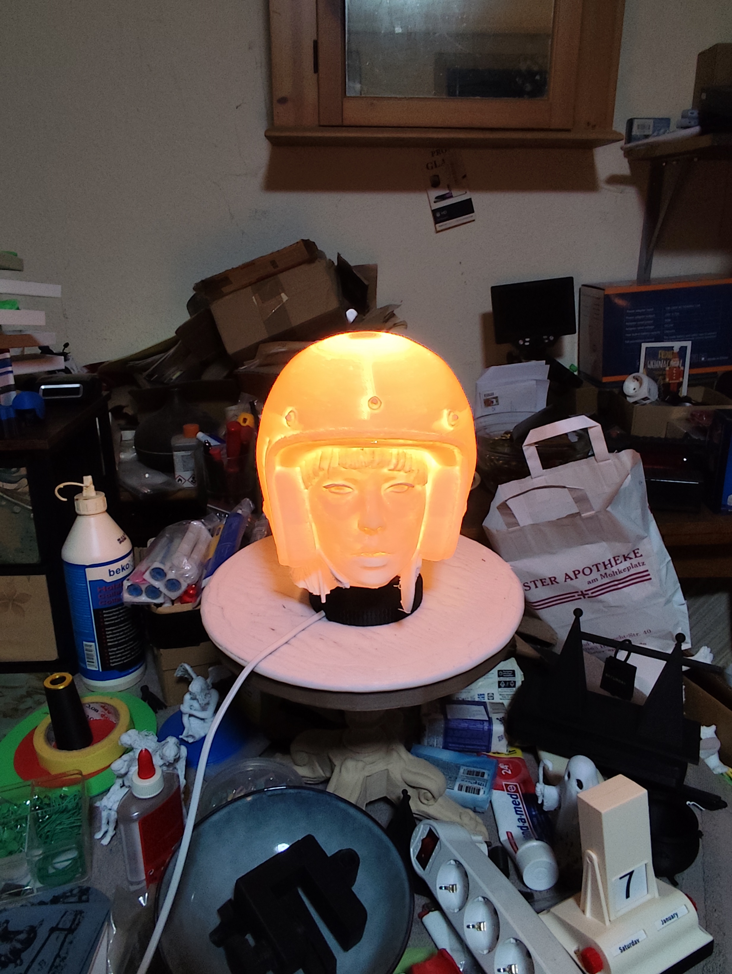 Biker chick bedside lamp — thumbnail 17