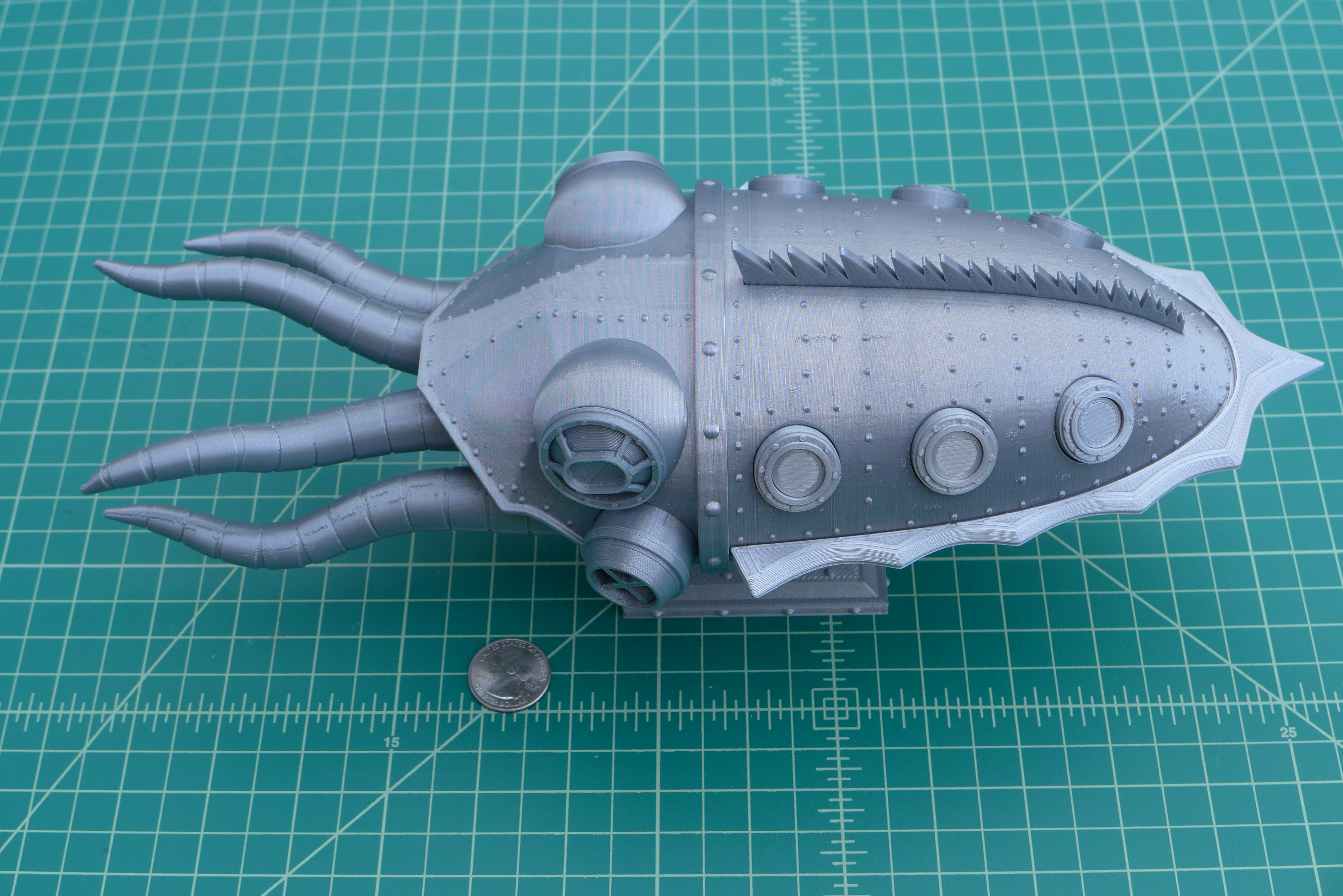 Miniatura 2 do modelo 3D Scuttlefish Submarine