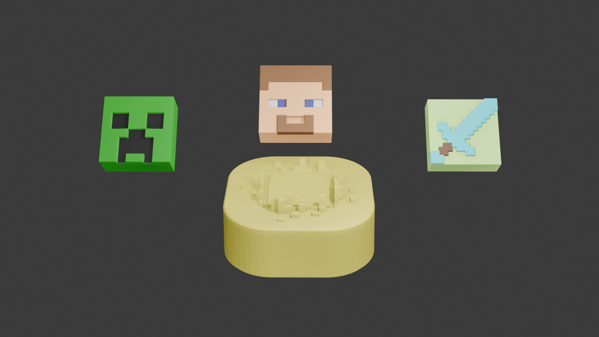 Minecraft Corsair Titan AIO Pump Cap with Secret Compartment