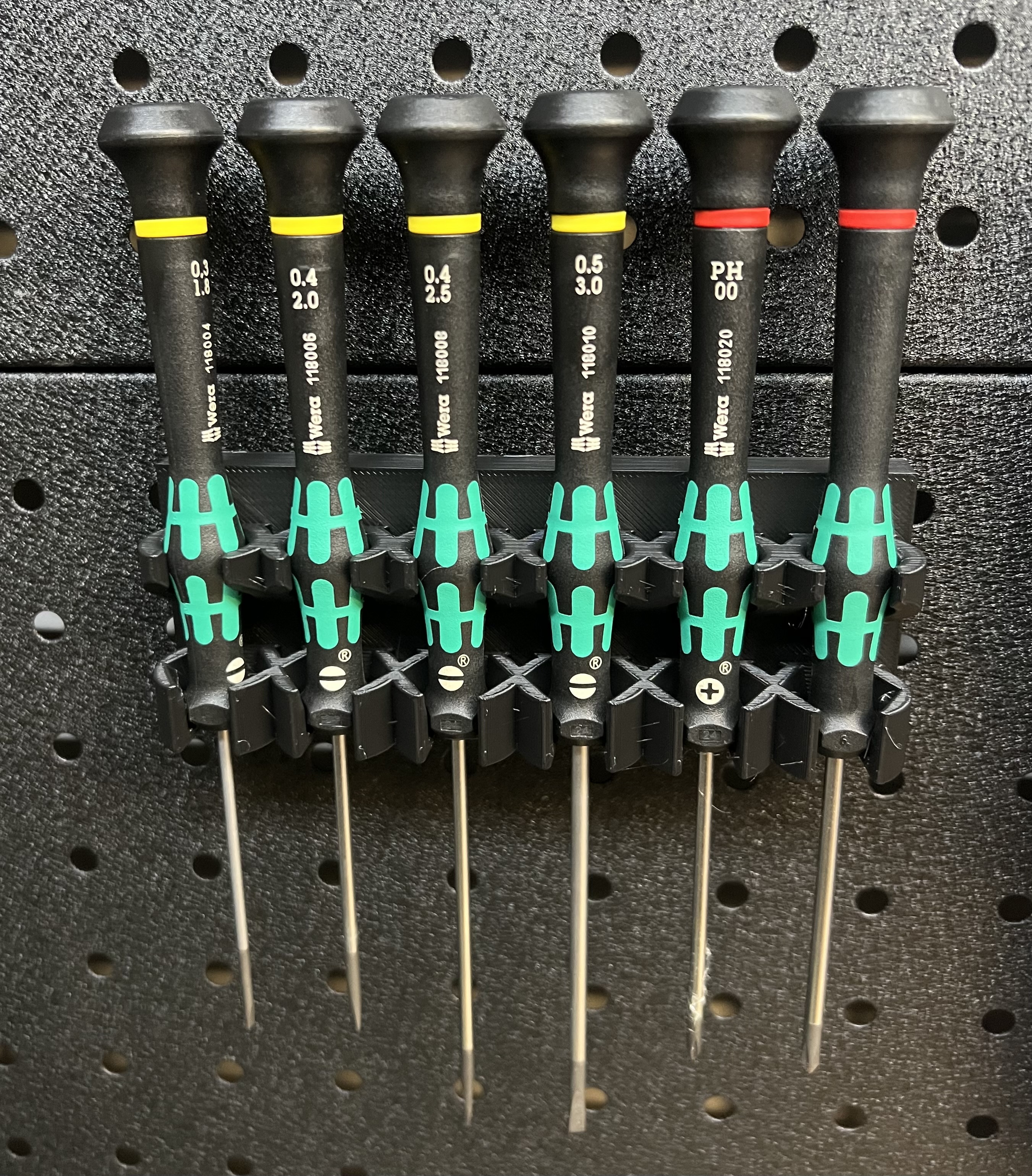 Peglock Wera Kraftform Micro Screwdriver Rack