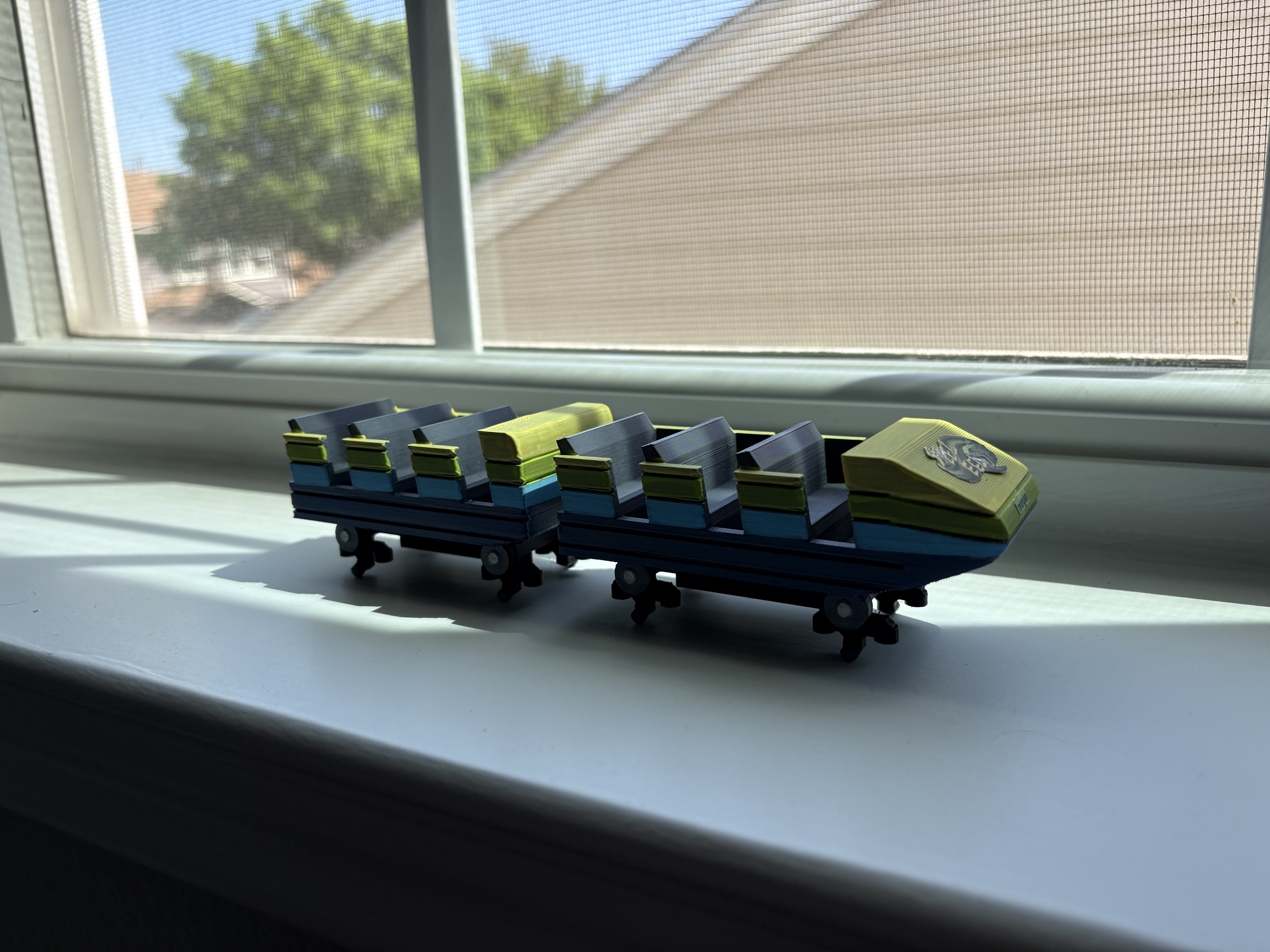 Steel Eel Roller Coaster Model - SeaWorld Morgan Hypercoaster