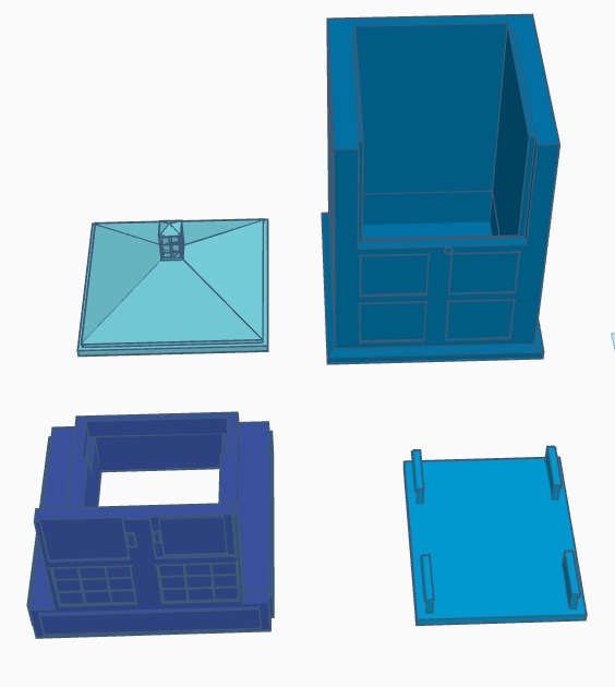 Tardis Deckbox with Dice Storage
