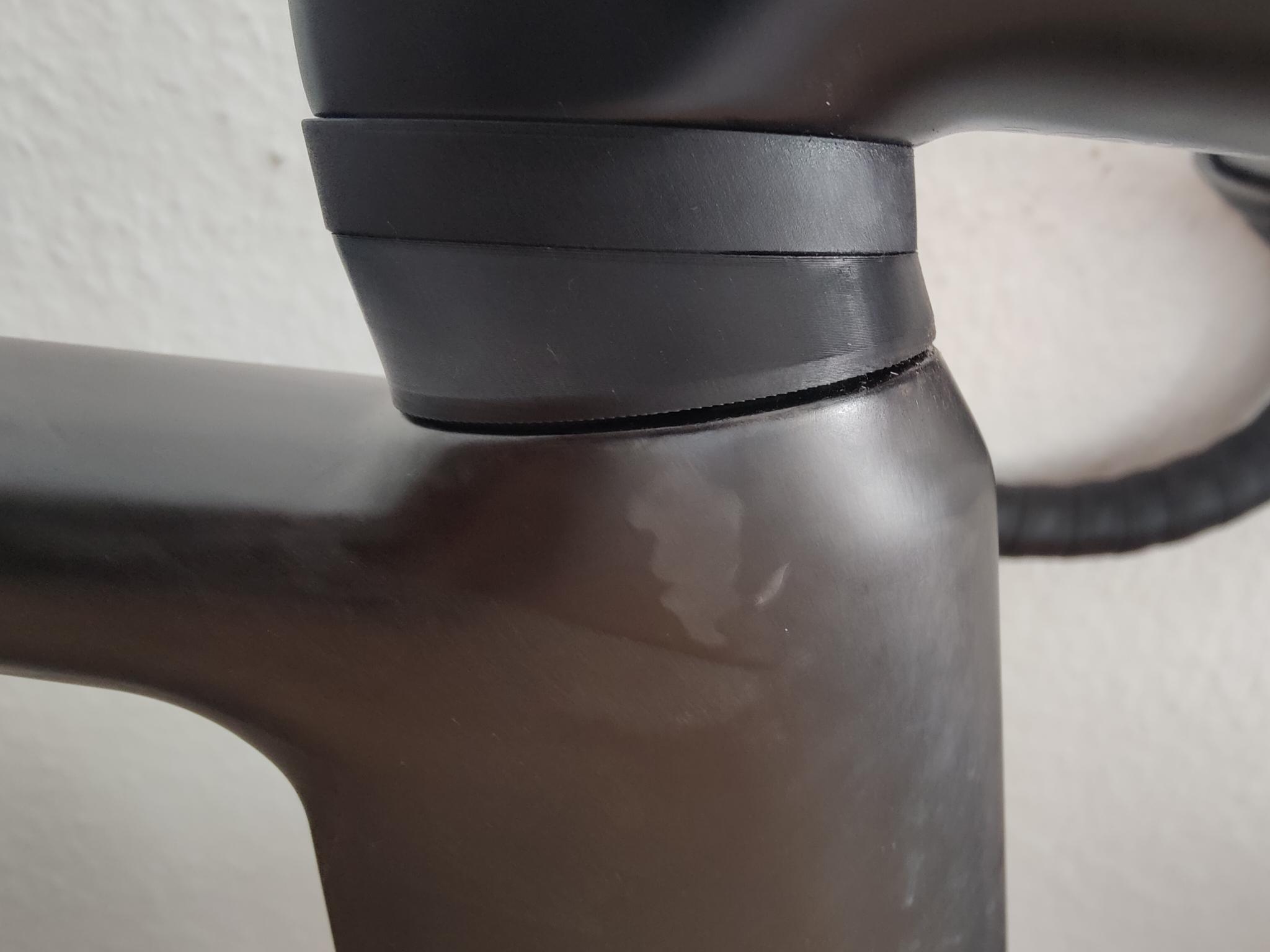 Headset top cap adapter for Dengfu R12 and Tavelo Avro Gen1