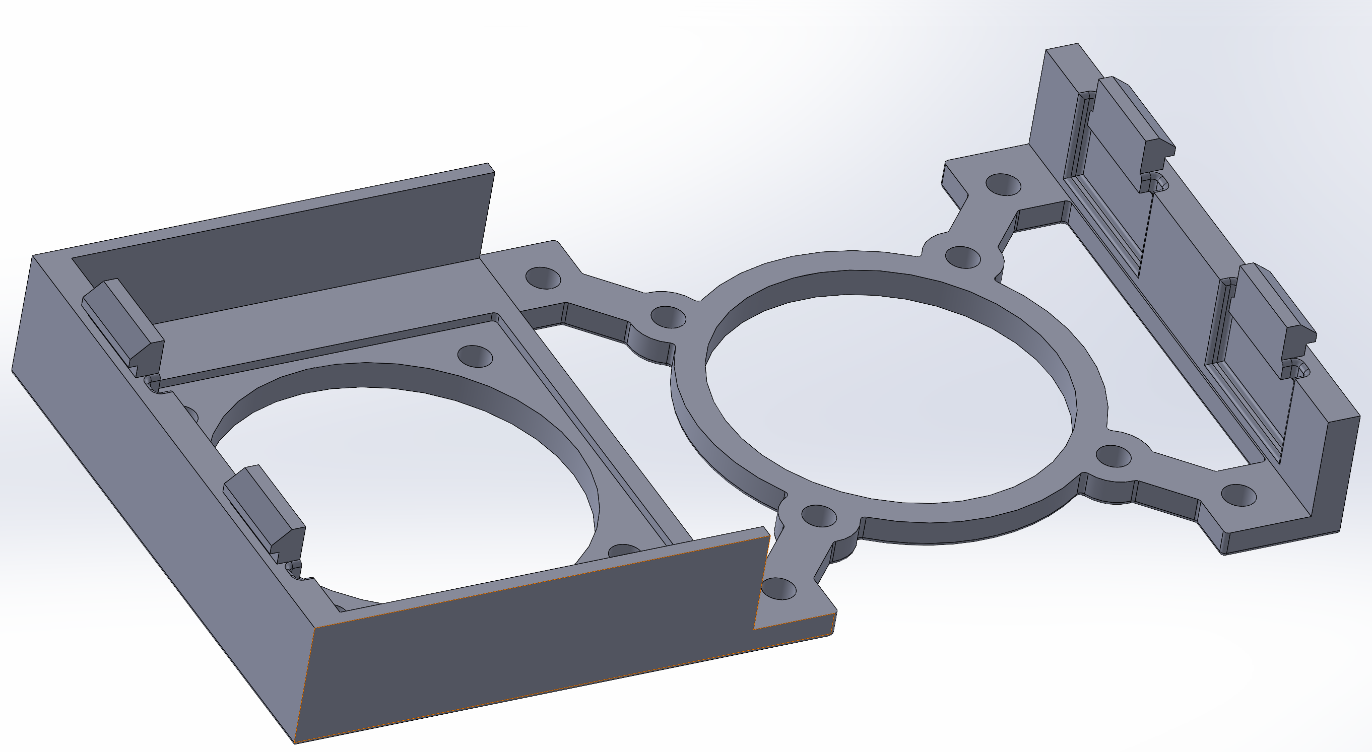 Fan 4020_6025 frame for Ncase M1