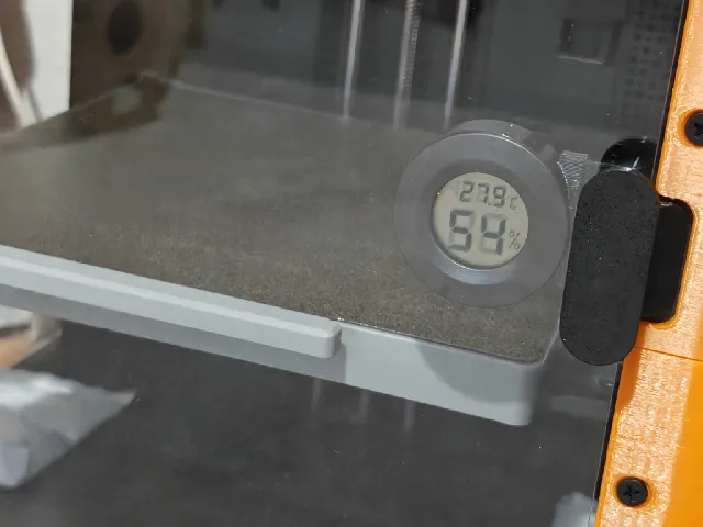 Round Hygrometer holder for AD5M (Flashforge Adventurer 5M)