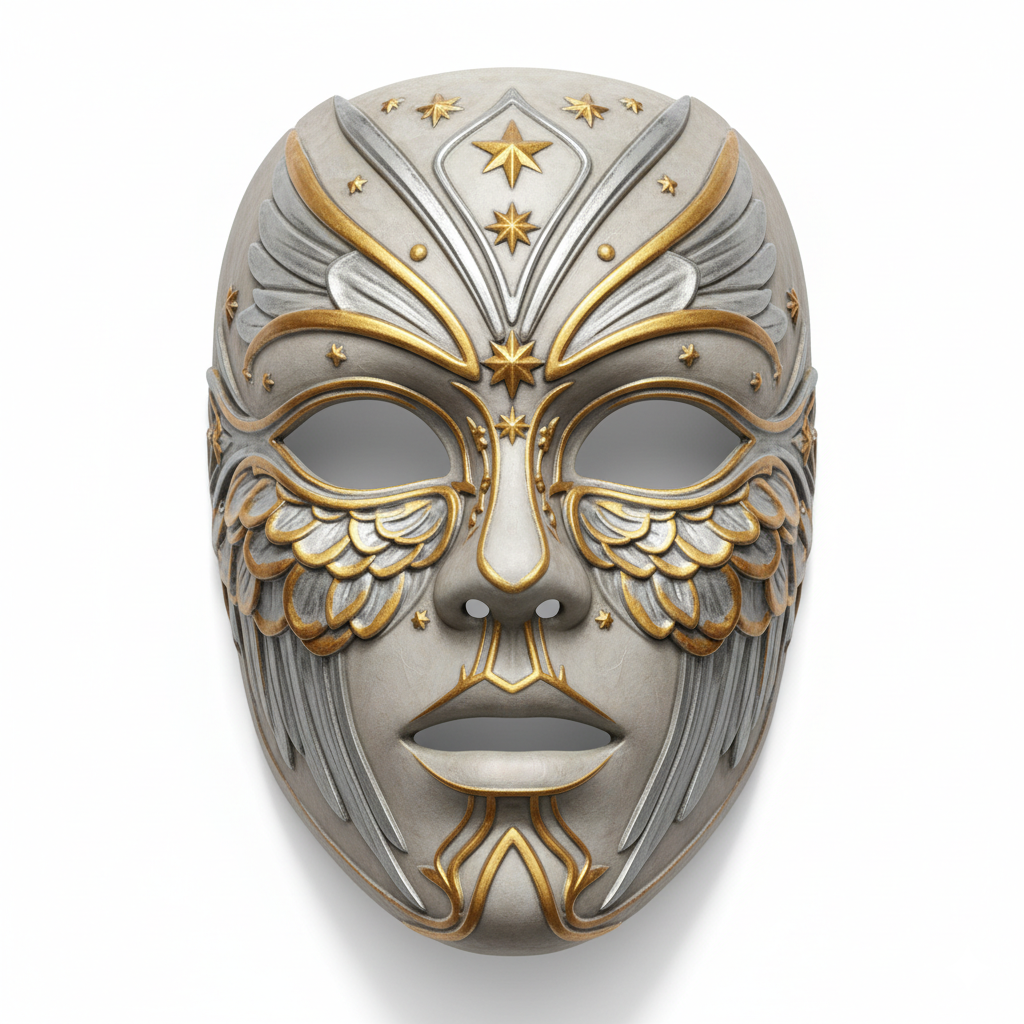 Celestial Archangel Warrior, mask, cosplay, wearable, costume, face, helmet