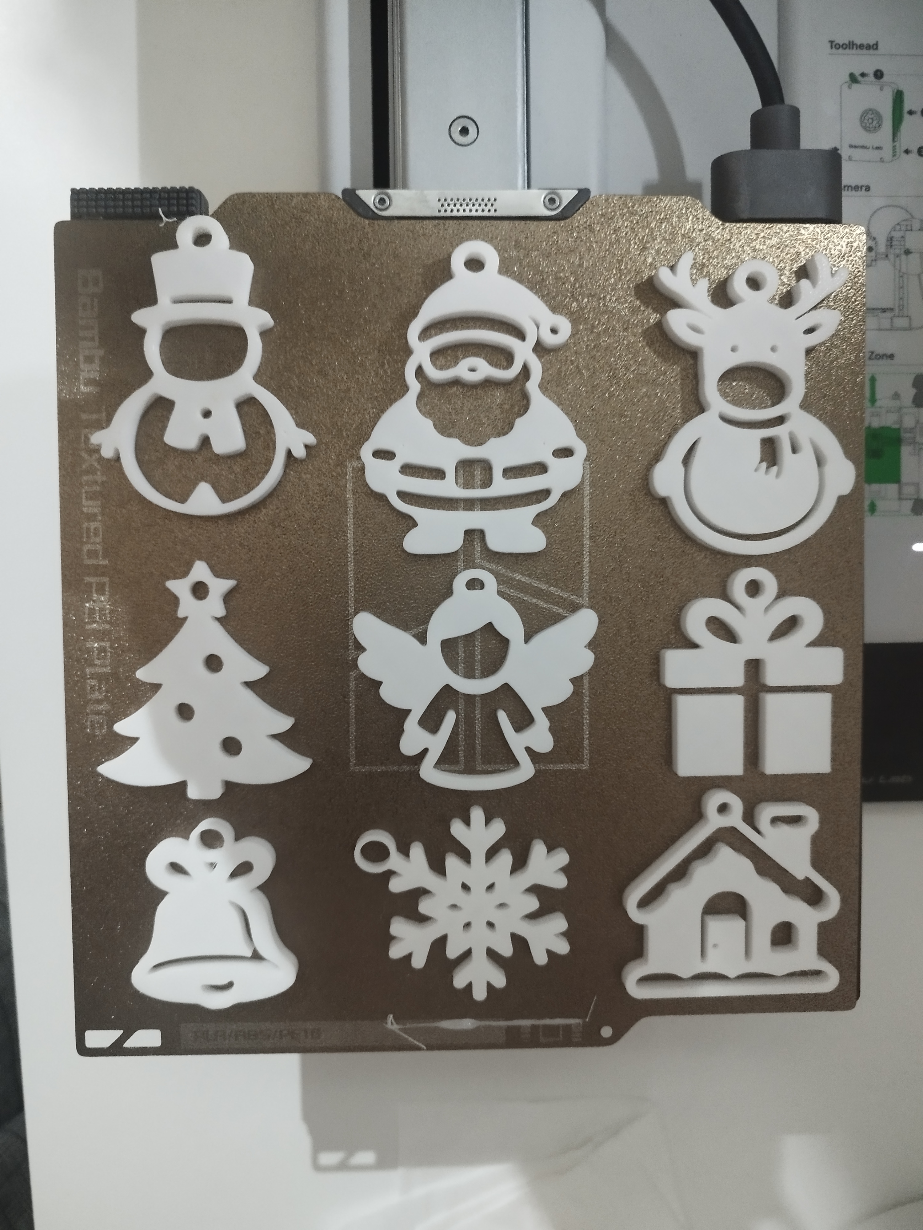 Christmas Ornament Pack – 9 Easy 3D Printable Decorations