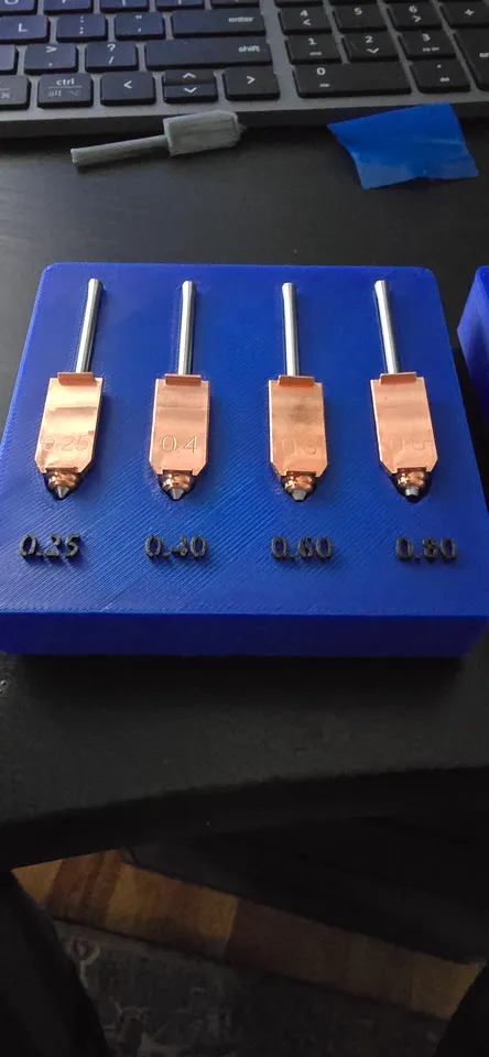 Updated - Flashforge AD5X Nozzle Holder - Gridfinity by Terry